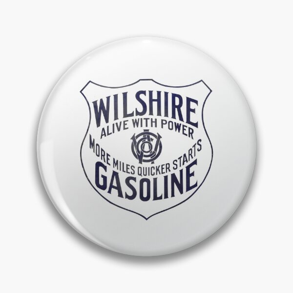 Item preview, Vintage Wilshire Gasoline - Alive With Power - More Miles Quicker Starts designed and sold by QuayTradingCo.