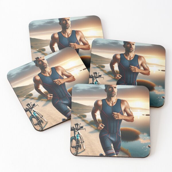 Item preview, “Eyes on the Time, Heart in the Race” designed and sold by Triathlongram.