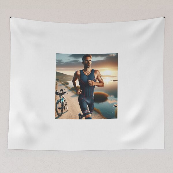 Item preview, “Eyes on the Time, Heart in the Race” designed and sold by Triathlongram.