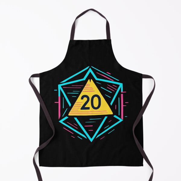 Item preview, CyberCrit Glitchcore D20 | Neon Dice Dreamscape designed and sold by Timegraf.