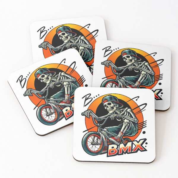 Item preview,  Skull BMX Rider Street Style | Skeleton Freestyle Extreme Bike Trick Design designed and sold by DrawHandArt.