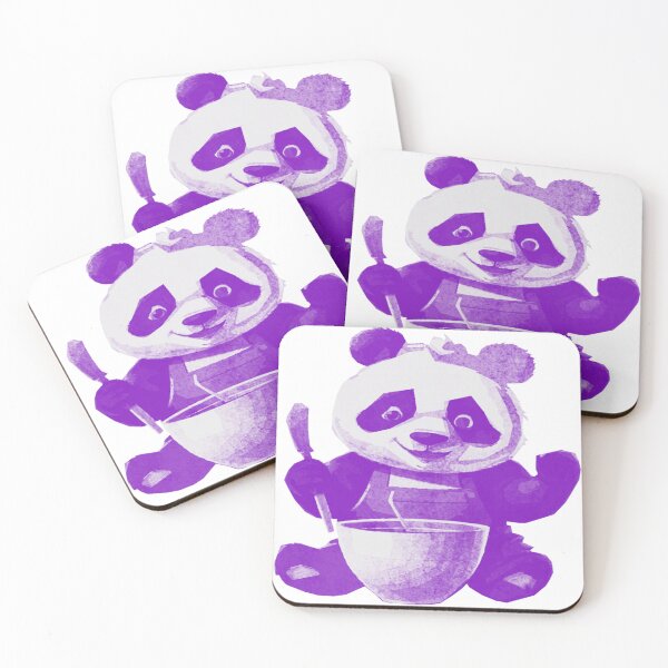 Item preview, Cute Panda With Coffee designed and sold by kinpirks.