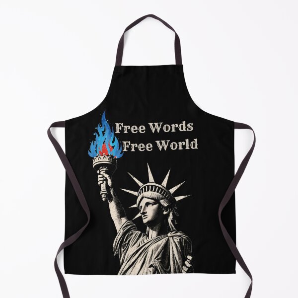Item preview, Statue of Liberty: Free Words Free World designed and sold by jglobal360.