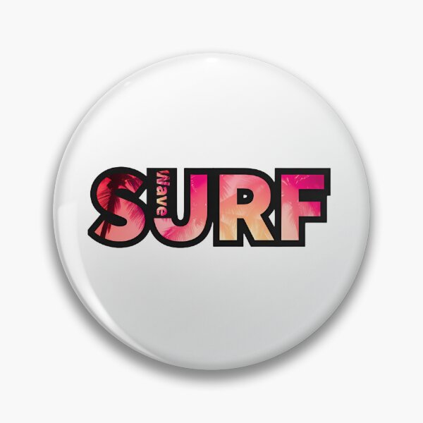 Item preview, Wave Surf – Sunset Palm Typography Design designed and sold by Ink on Thread.