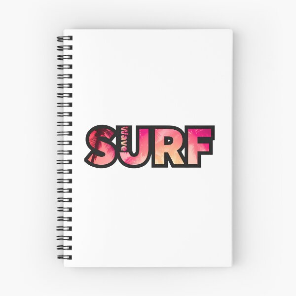 Item preview, Wave Surf – Sunset Palm Typography Design designed and sold by Ink on Thread.