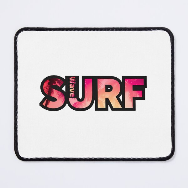 Item preview, Wave Surf – Sunset Palm Typography Design designed and sold by Ink on Thread.