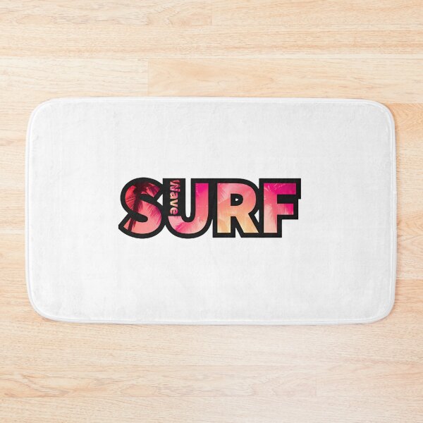 Item preview, Wave Surf – Sunset Palm Typography Design designed and sold by Ink on Thread.
