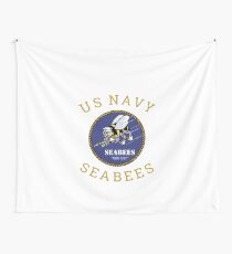 Tela decorativa Camisa marinera Seabees DD 214 Sudadera vintage