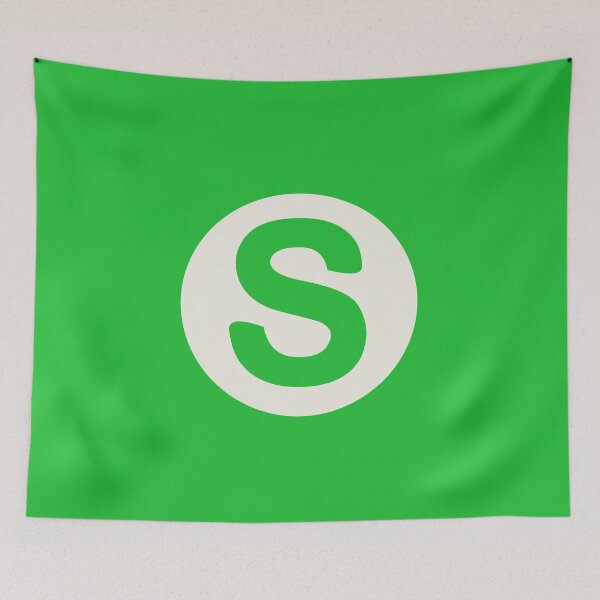 Item preview, letter s green designed and sold by ZiphGames.