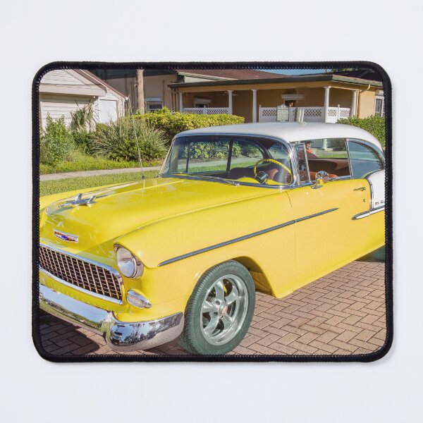 Item preview, 1955 Yellow Chevrolet Bel Air X210 designed and sold by RichFrancoCars.