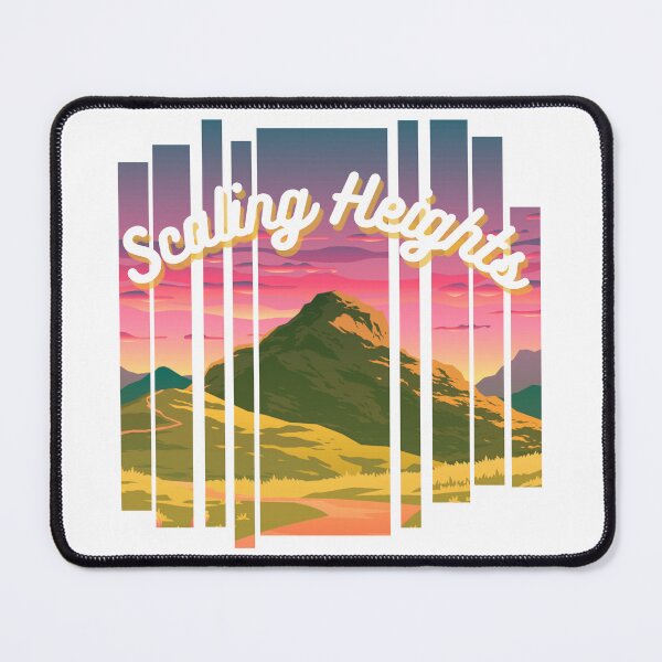 Item preview, Scaling Heights – Mountain Path Landscape Art designed and sold by Ink on Thread.