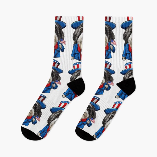 Item preview, Funny 4th of July Bearded Collie Dog designed and sold by whyitsme.
