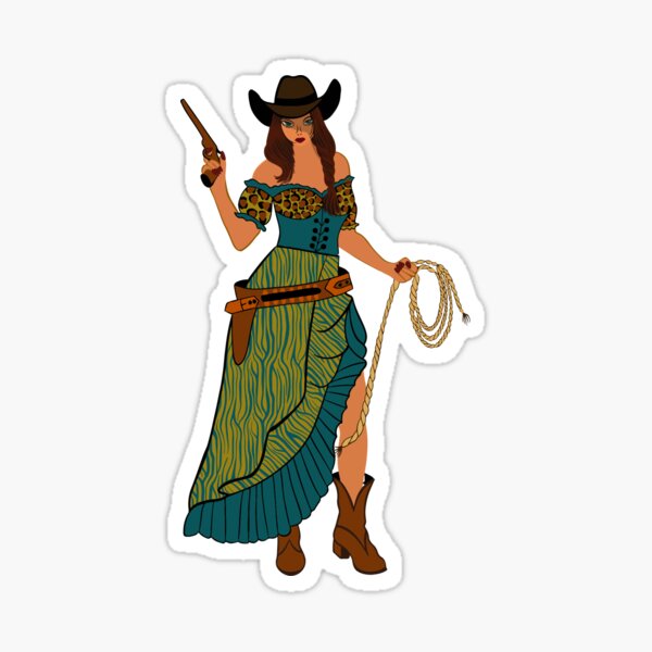Ellie May West Sticker Sticker