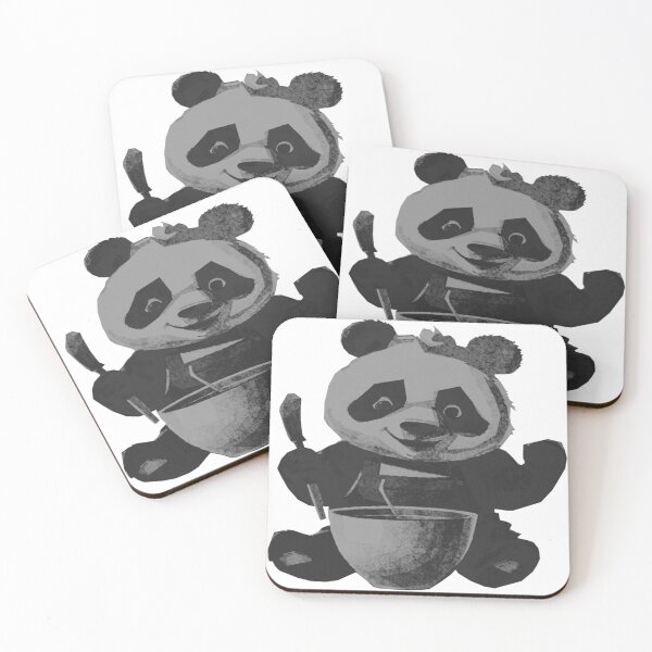 Item preview, Cute Panda With Coffee designed and sold by kinpirks.