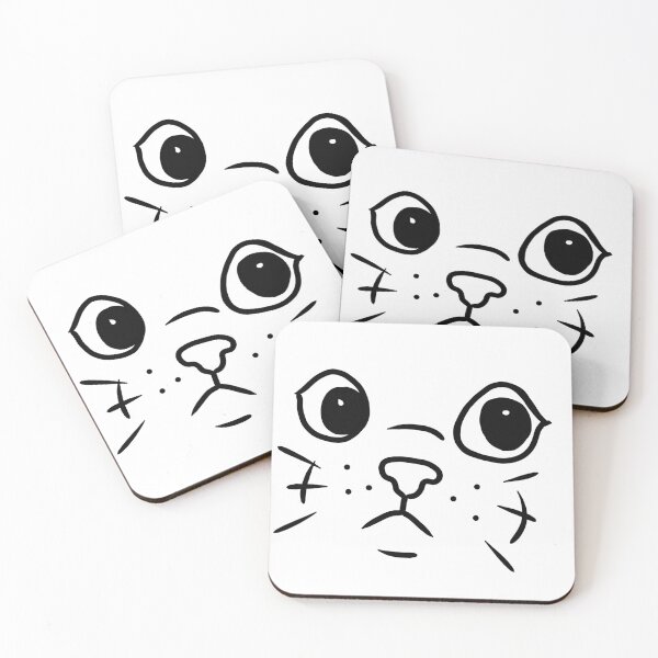 Item preview, Cat Face (transparent background designed and sold by kwerkshop.