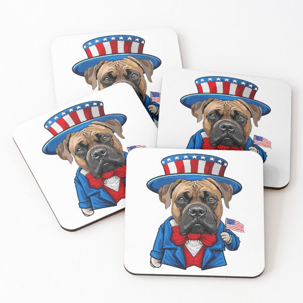 Item preview, Funny 4th of July Boerboel Dog designed and sold by whyitsme.