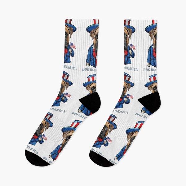 Item preview, Funny 4th of July Boerboel Dog Bless America designed and sold by whyitsme.
