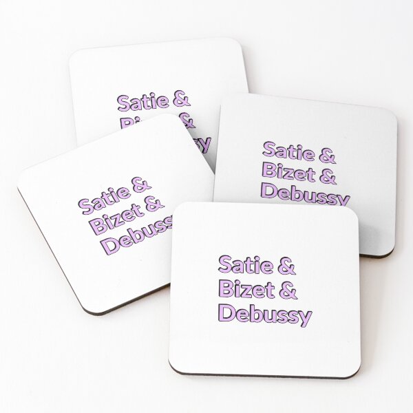 Item preview, French composers - Satie, Bizet, Debussy designed and sold by Inspirationmotivation.