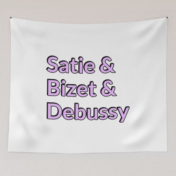 Item preview, French composers - Satie, Bizet, Debussy designed and sold by Inspirationmotivation.