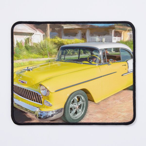 Item preview, 1955 Yellow Chevrolet Bel Air X212 designed and sold by RichFrancoCars.