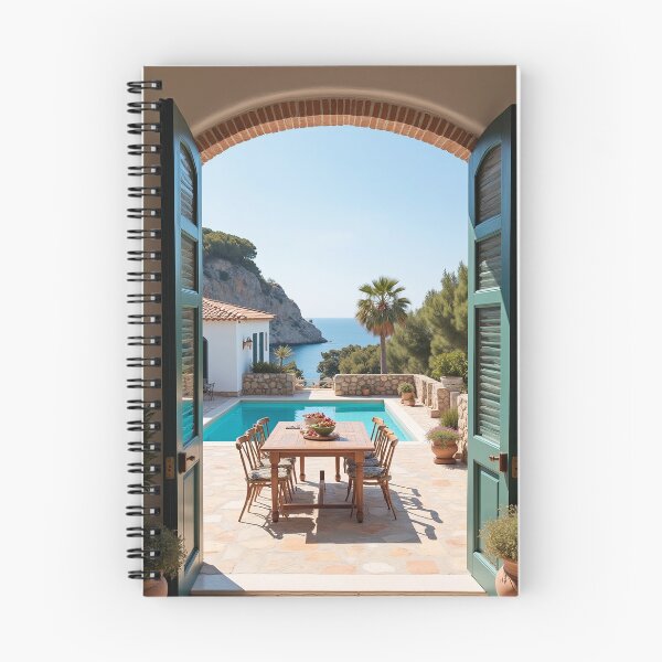 Item preview, Vacation Dream: Mediterranean Seaside Cottage Journal designed and sold by AlexeyevZurga.