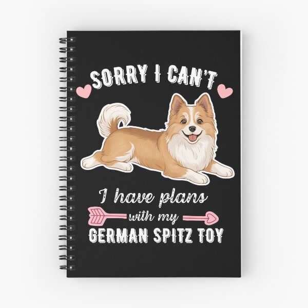 Item preview, Sorry I Can't, I Have Plans With My German Spitz (Toy) – Fluffy and Fierce Little Dog Design designed and sold by GoodyPaws.