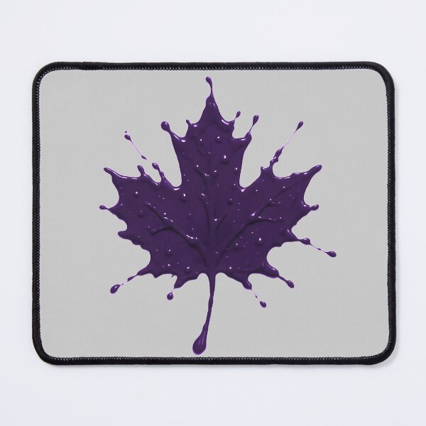 Item preview, Purple maple leaf designed and sold by Silver-Sticker.