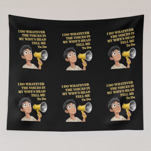 Item preview, I Do Whatever The Voices In My Wife's Head Tell Me To Do designed and sold by TrendsLook.