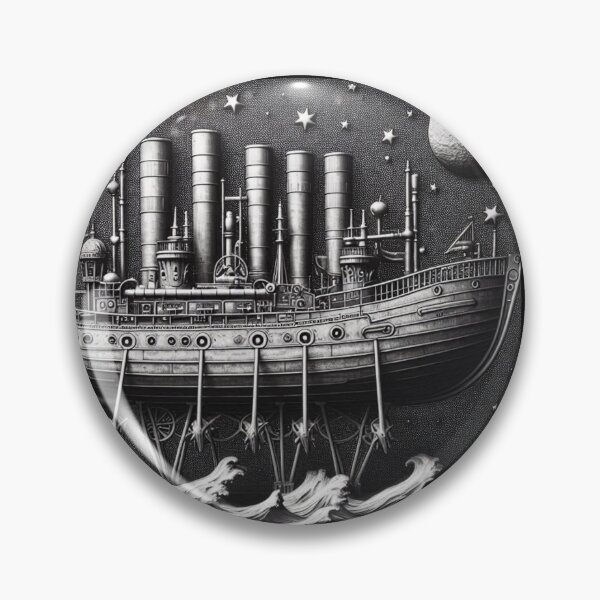 Item preview, Old steamship in space designed and sold by Dogandesighn.