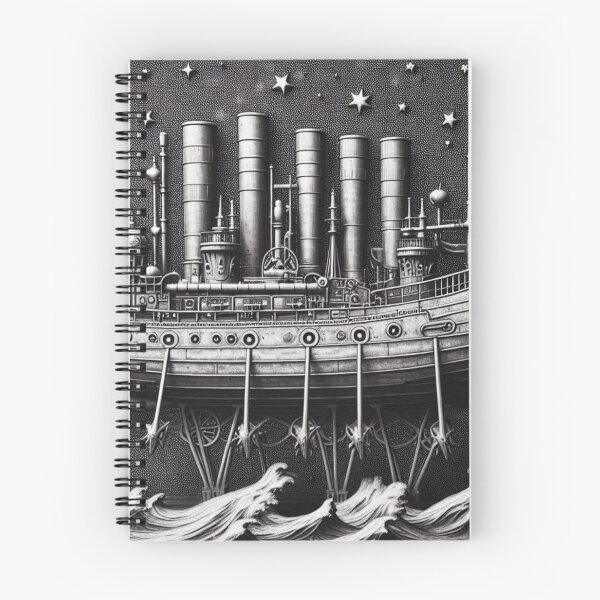 Item preview, Old steamship in space designed and sold by Dogandesighn.