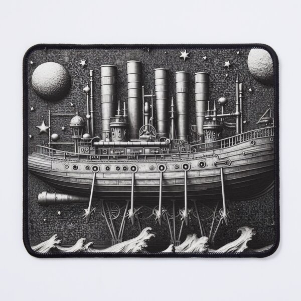Item preview, Old steamship in space designed and sold by Dogandesighn.