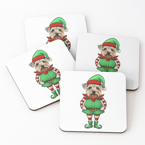 Item preview, Funny Christmas Elf Norfolk Terrier Dog designed and sold by whyitsme.