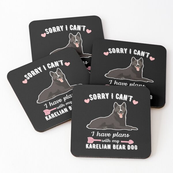 Item preview, Sorry I Can't, I Have Plans With My Karelian Bear Dog – Brave and Loyal Hunter Design designed and sold by GoodyPaws.