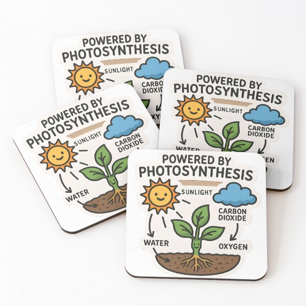 Item preview, Powered by Photosynthesis – Cute Science Plant Diagram for Kids and Teachers designed and sold by Molecularmerch.