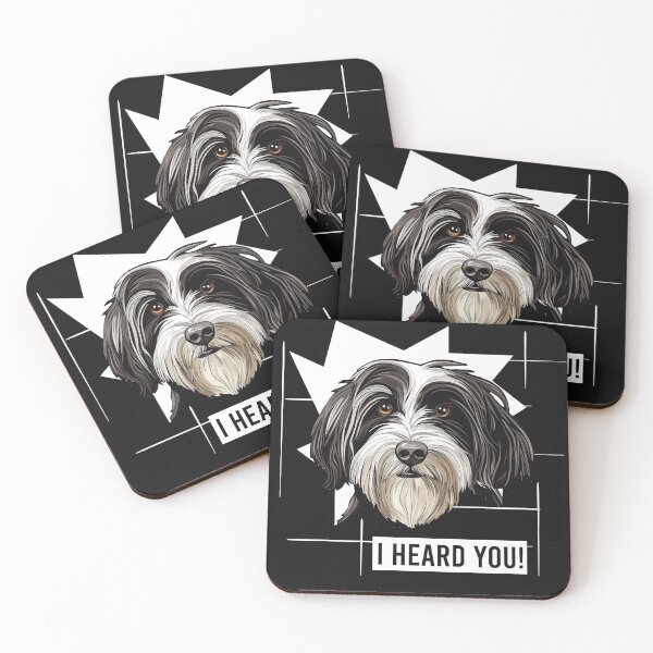 Item preview, Funny Bearded Collie Dog Humor I Heard You designed and sold by whyitsme.
