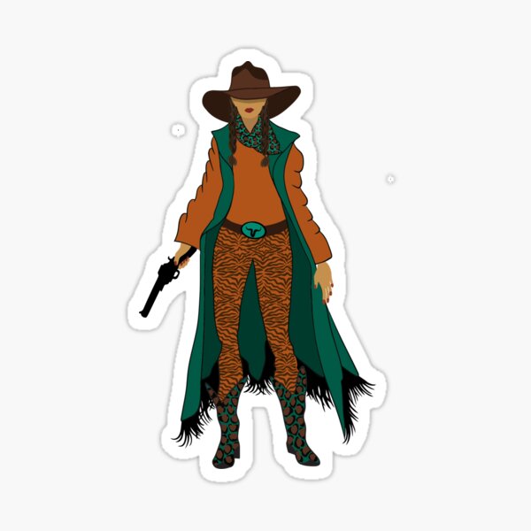 Miss Kitty Kat Sticker Sticker