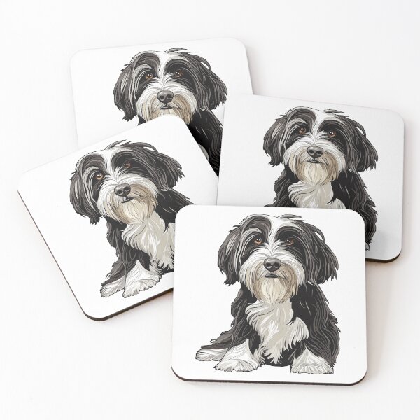 Item preview, Bearded Collie Dog Illustration designed and sold by whyitsme.