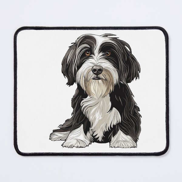 Item preview, Bearded Collie Dog Illustration designed and sold by whyitsme.