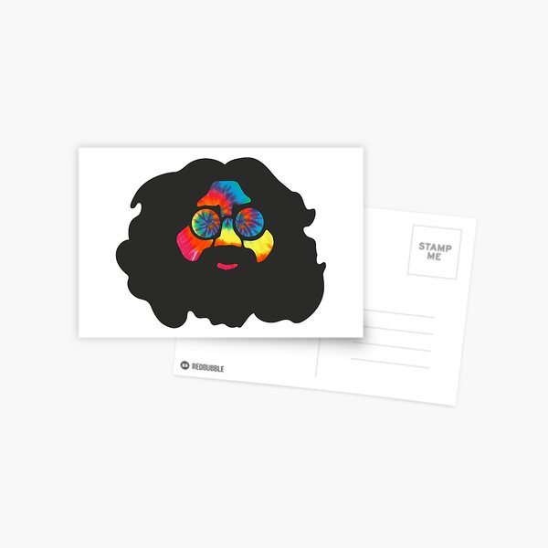 Tie Dye Jerry Postcard