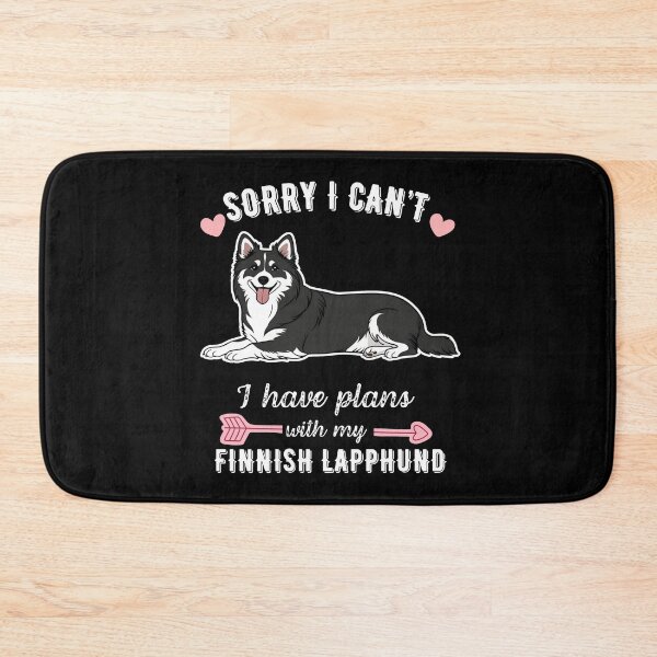 Item preview, Sorry I Can't, I Have Plans With My Finnish Lapphund – Fluffy Nordic Herding Dog Design designed and sold by GoodyPaws.