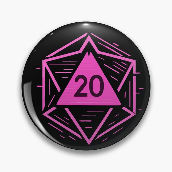 Item preview, CyberCrit Glitchcore D20 | Neon Dice Dreamscape designed and sold by Timegraf.