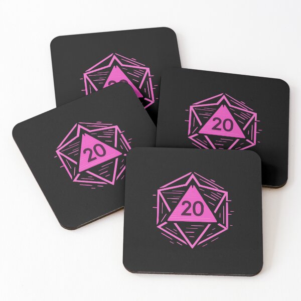 Item preview, CyberCrit Glitchcore D20 | Neon Dice Dreamscape designed and sold by Timegraf.