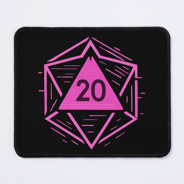 Item preview, CyberCrit Glitchcore D20 | Neon Dice Dreamscape designed and sold by Timegraf.