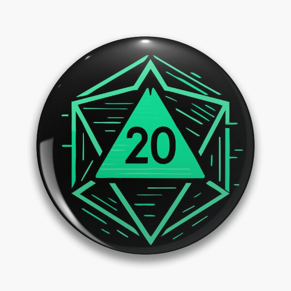 Item preview, CyberCrit Glitchcore D20 | Neon Dice Dreamscape designed and sold by Timegraf.