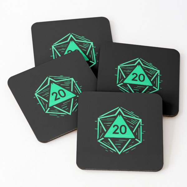 Item preview, CyberCrit Glitchcore D20 | Neon Dice Dreamscape designed and sold by Timegraf.
