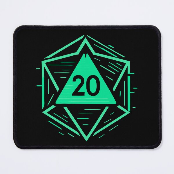 Item preview, CyberCrit Glitchcore D20 | Neon Dice Dreamscape designed and sold by Timegraf.