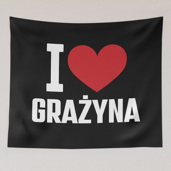 Item preview,  I Love Grażyna| Kocham Grażynę designed and sold by Anniko Art Studio.