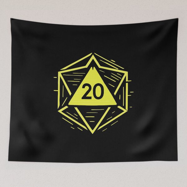 Item preview, CyberCrit Glitchcore D20 | Neon Dice Dreamscape designed and sold by Timegraf.