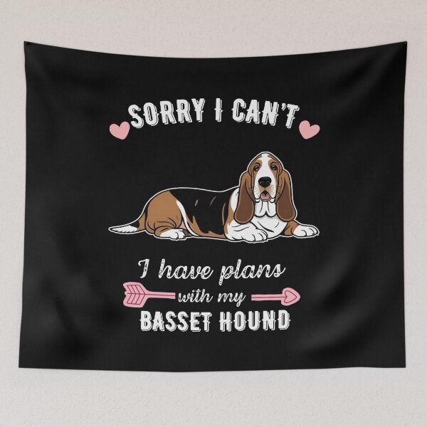 Item preview, Sorry I Can't, I Have Plans With My Basset Hound – Relaxed & Loyal Dog Design designed and sold by GoodyPaws.