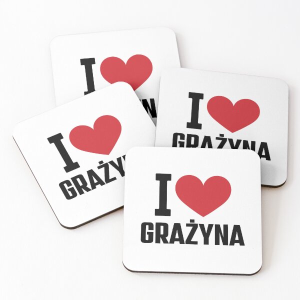Item preview, I Love Grażyna| Kocham Grażynę designed and sold by Anniko Art Studio.